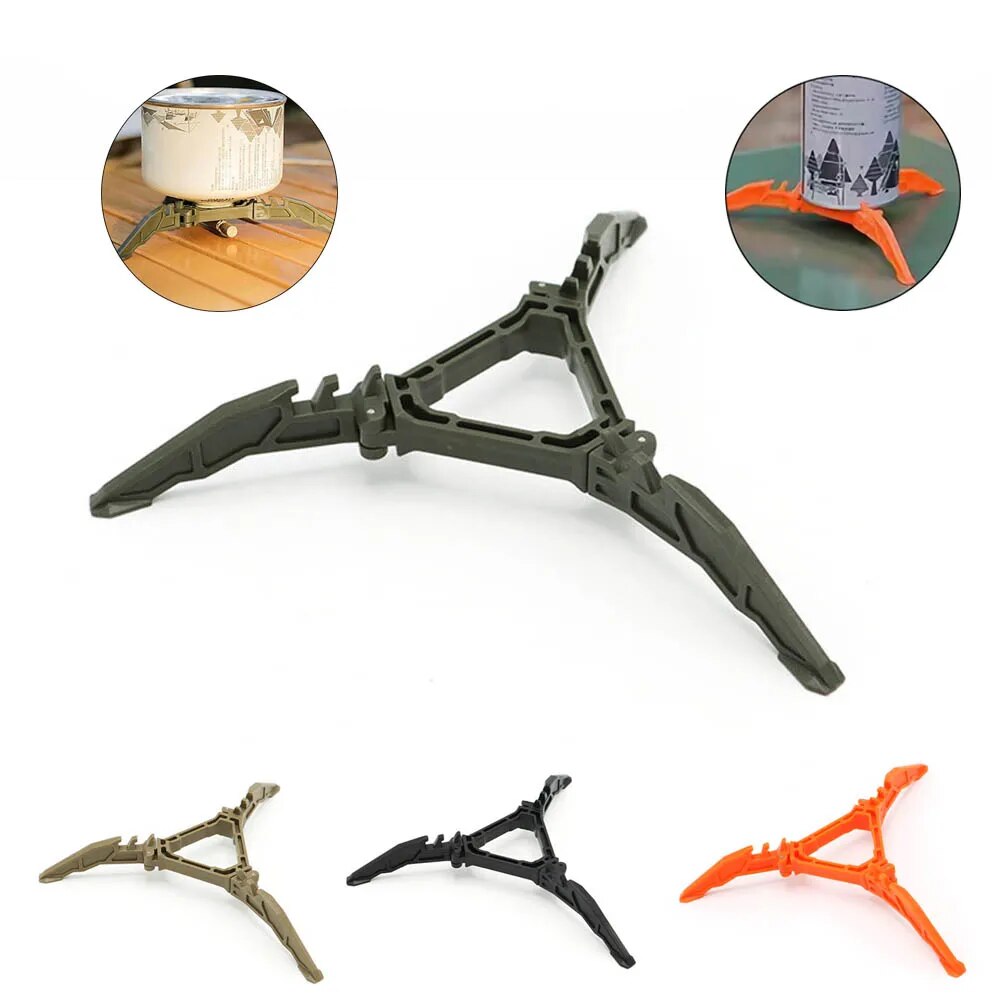 Camping Hiking Cooking - Braket tangki Gas, penstabil kaleng bahan
