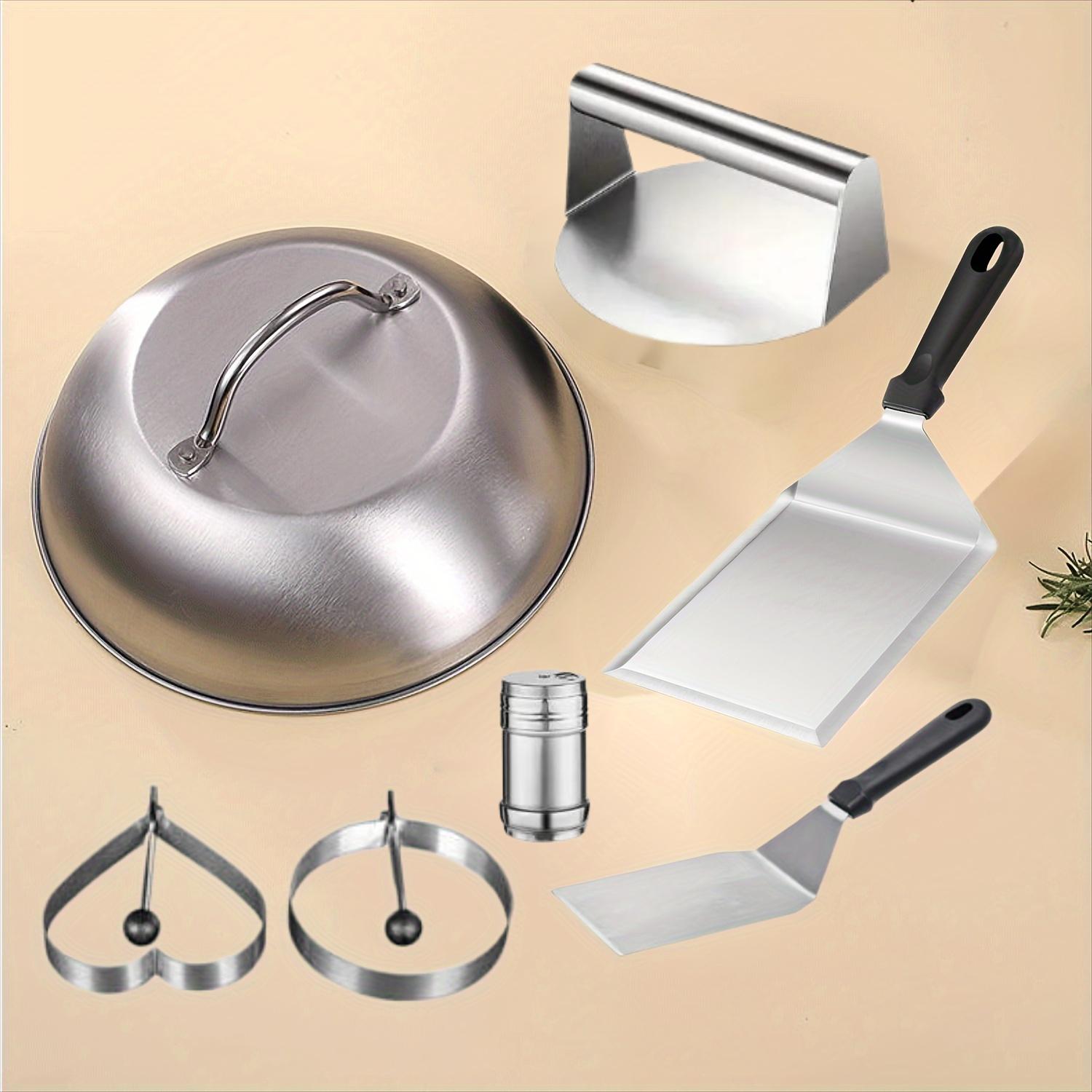Quality Camping Cooking Set - Set alat barbekyu 7 buah-peralatan baja