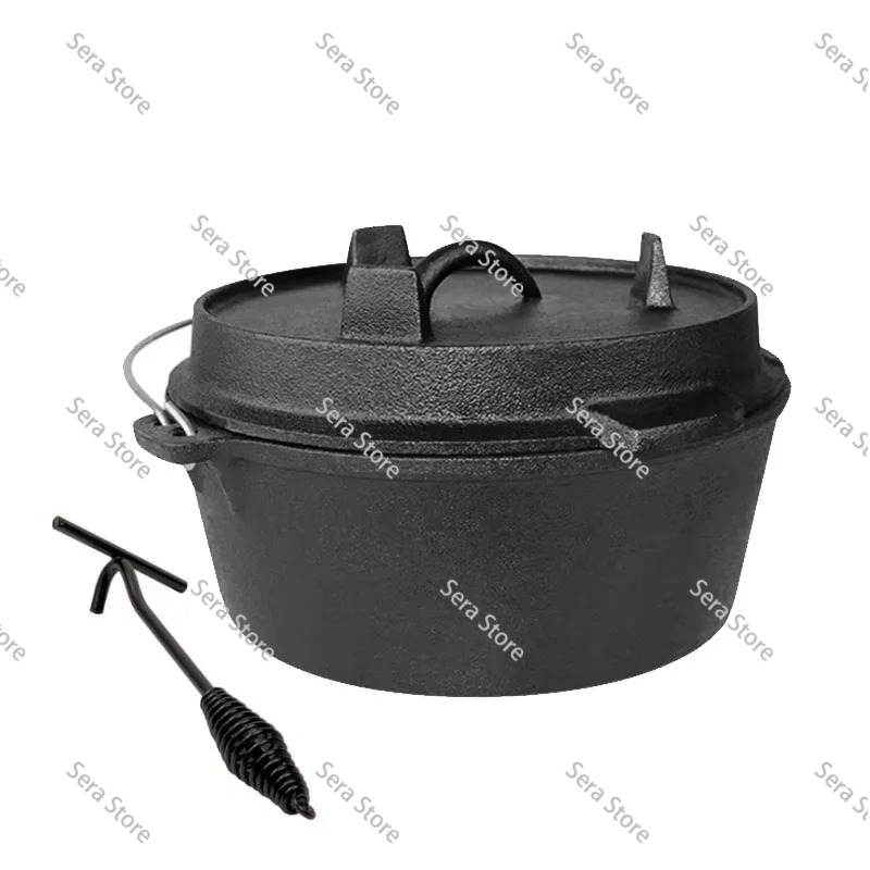 Camp Dutch Oven Cast - Panci Masak Besi Cor 25cm untuk