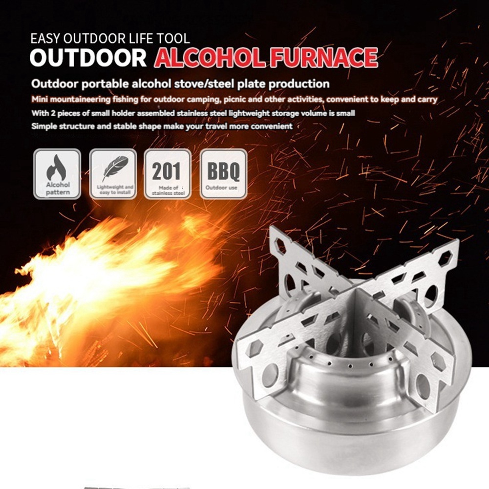 Kompor Alkohol Mini Portabel R - Camping Hiking Cooking ulasan dan harga