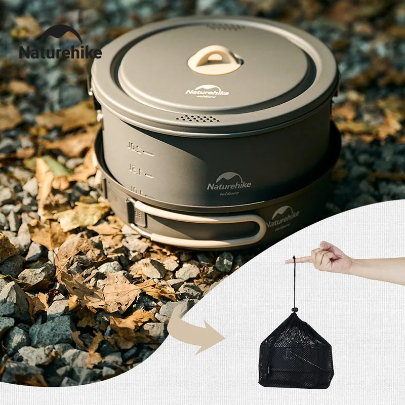 Naturehike 2025 Set Peralatan  - Quality Camping Cooking Set ulasan dan harga