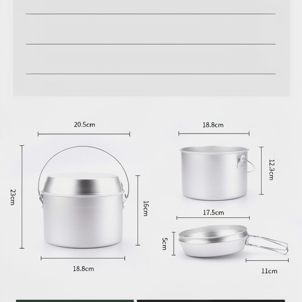 Set Peralatan Masak untuk Berk - Camping Cooking Dining Set ulasan dan harga