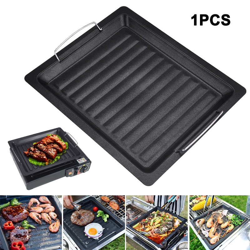 Panci Panggangan Persegi Tebal - Camping Hiking Cooking ulasan dan harga