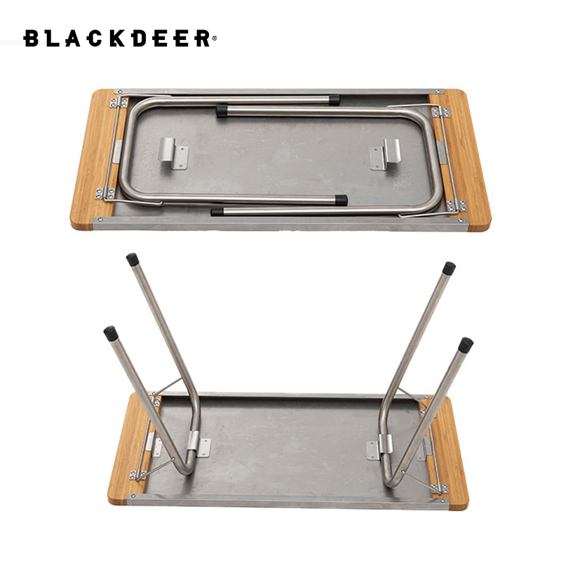 Meja Lipat Bambu Baja Tahan Ka - Camping Cooking Table ulasan dan harga