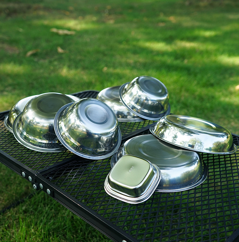 Set Perlengkapan Makan Portabe - Camping Cooking Dining Set ulasan dan harga